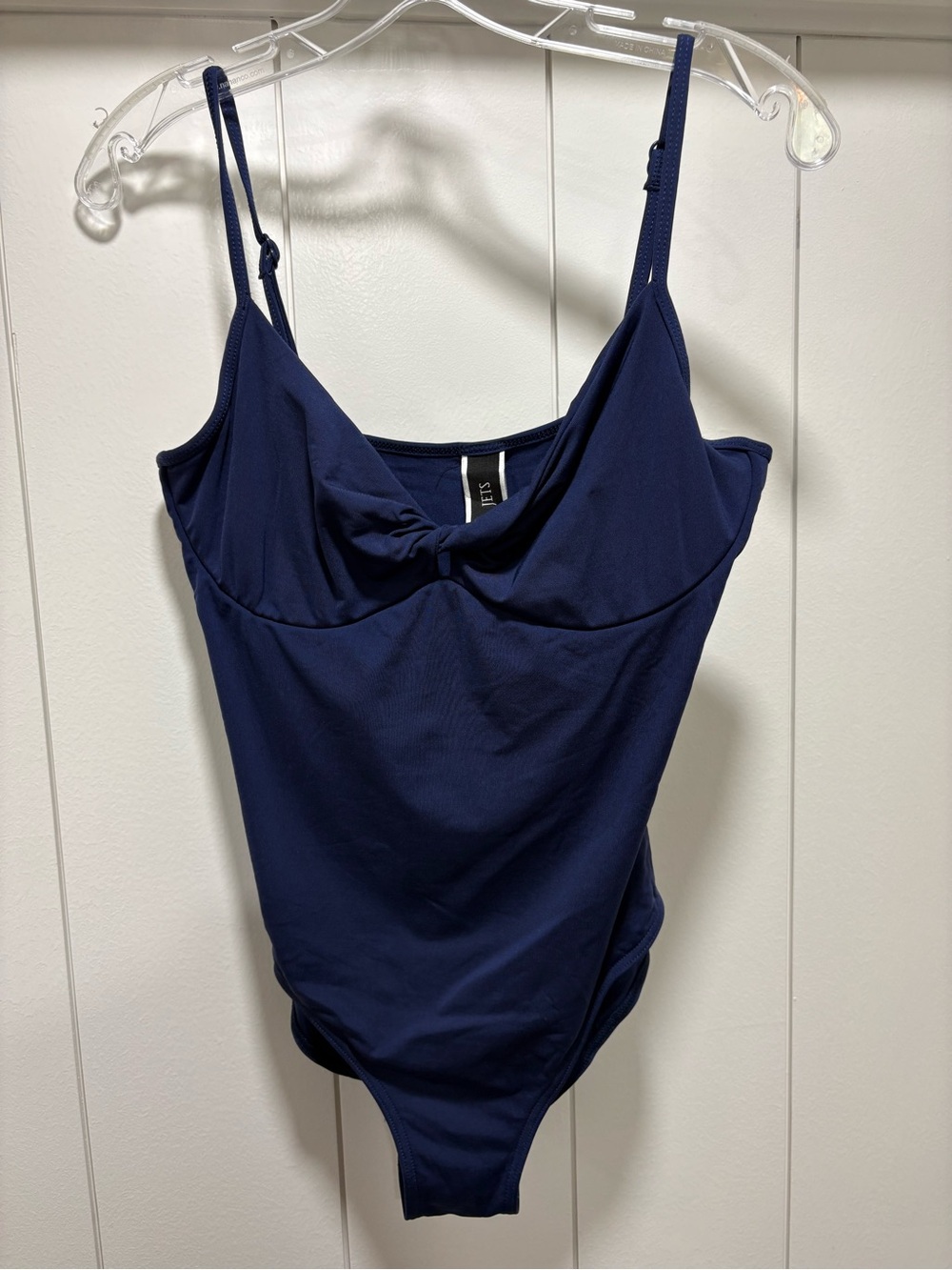 Jets by Jessika Allen Women Blue Stretch Tummy Control One-Piece Swimsuit 10